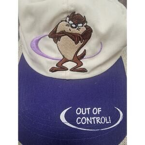 LOONEY TOONS TAZ TASMANIAN DEVIL OUT OF CONTROL BALL CAP 0039